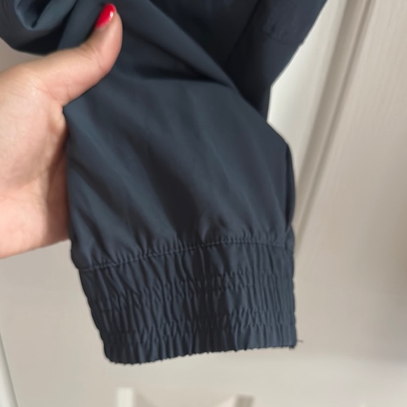 Apana Yoga Joggers Stretch Navy Blue Fitness Athletic Scrub Pants Women’s L - Picture 3 of 8